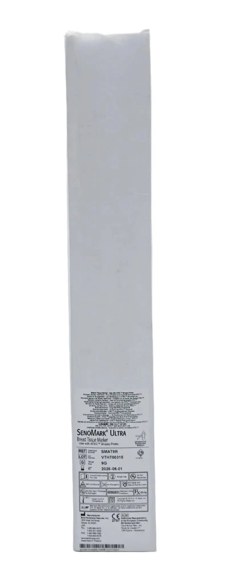 Bard SMAT9R Senomark 9G Ultra Breast Tissue Maker Box of 10 Bard