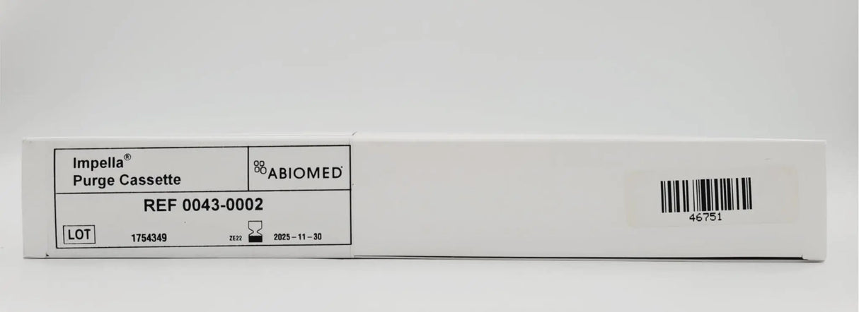 Abiomed 0043-0002 Purge Cassette for Impella 5.0 System Abiomed