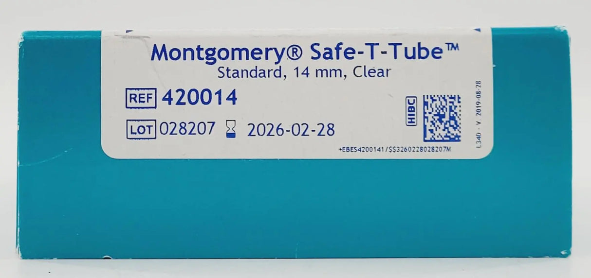 Boston Medical T Tube 420014 Size Standard 14mm Type Clear Boston Medical