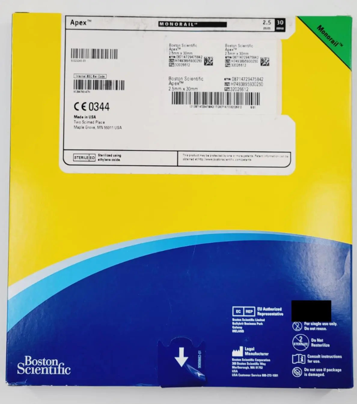 Boston Scientific H7493895930250 PTCA Dilatation Catheter Boston Scientific