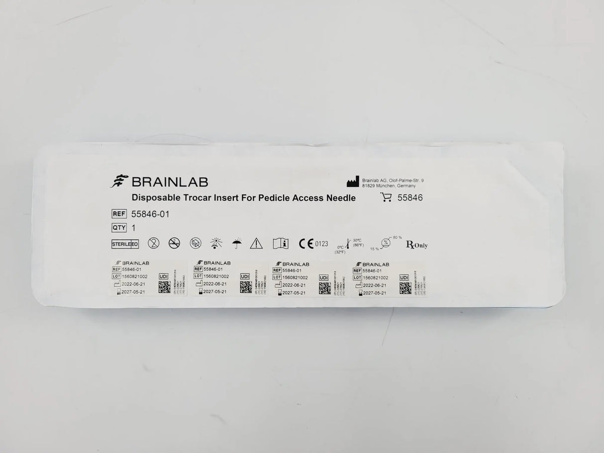Brainlab 55846-01 Disposable Trocar Insert for Pedicle Access Needle Brainlab