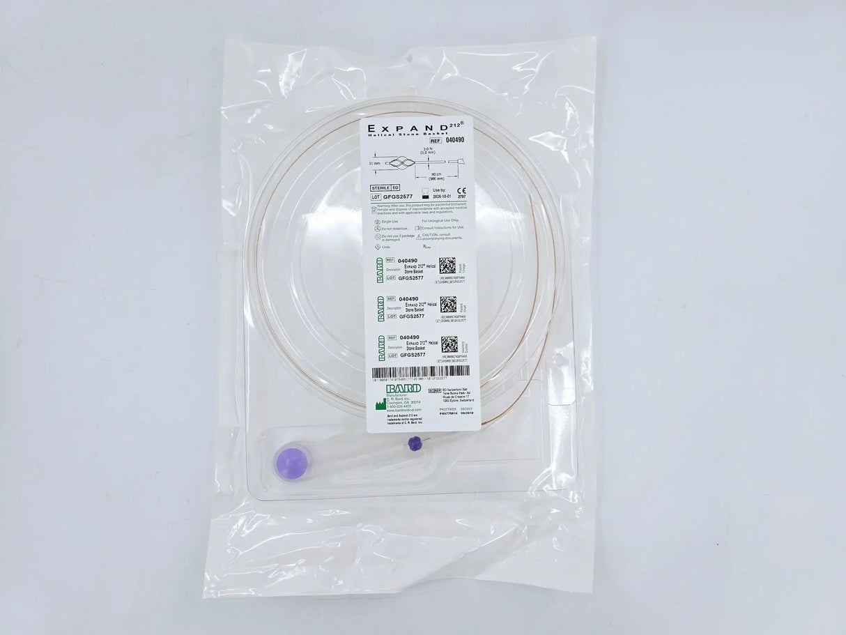 Bard 040490 Expand 212 Helical Stone Basket No Tip 3.0Fr. x 90cm x 11mm Bard