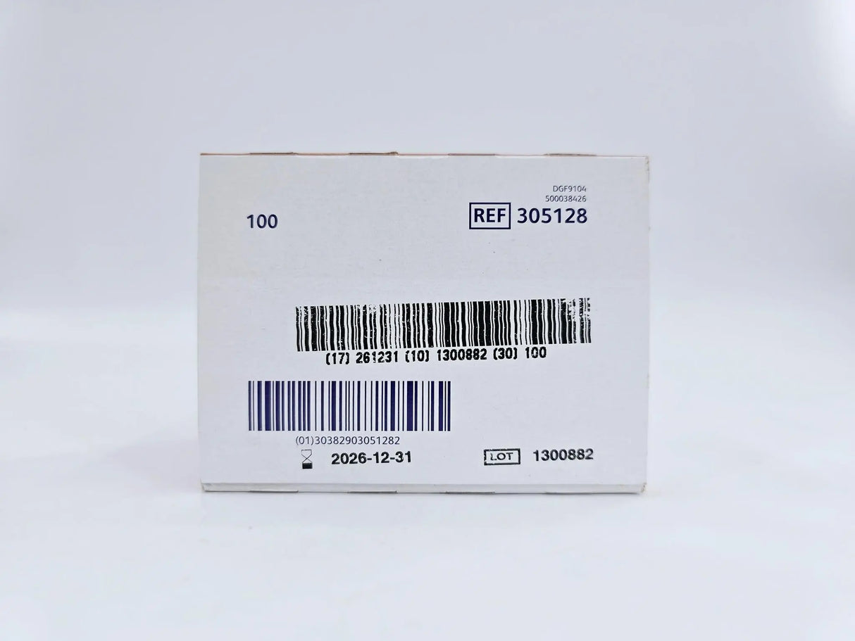 BD 305128 PrecisionGlide Safety Needle 30G x 1" BX/100 BD