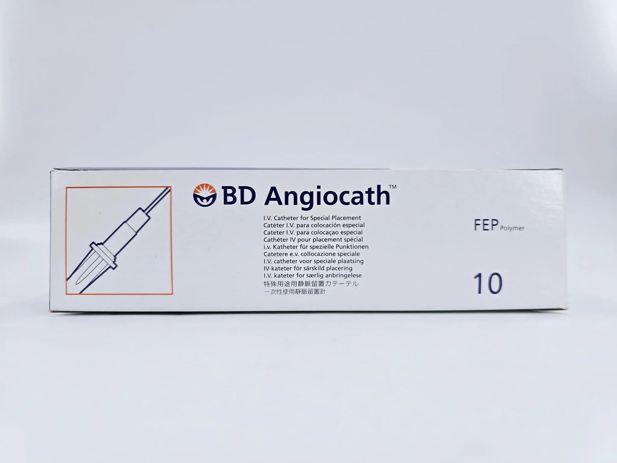 BD 382277 Angiocath I.V. Catheter for Special Placement 12G x 3" 10/BX BD