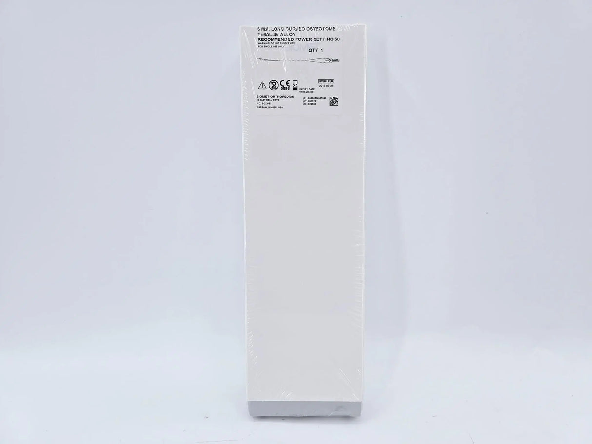 Biomet 423892 Ultra-Drive Tool 6mm Long Curved Osteotome Biomet