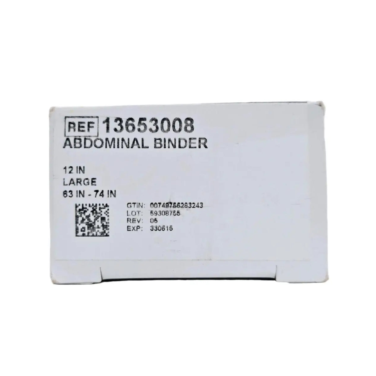 DeRoyal 13653008 Abdominal Binder 12" Large 63" - 74" DeRoyal