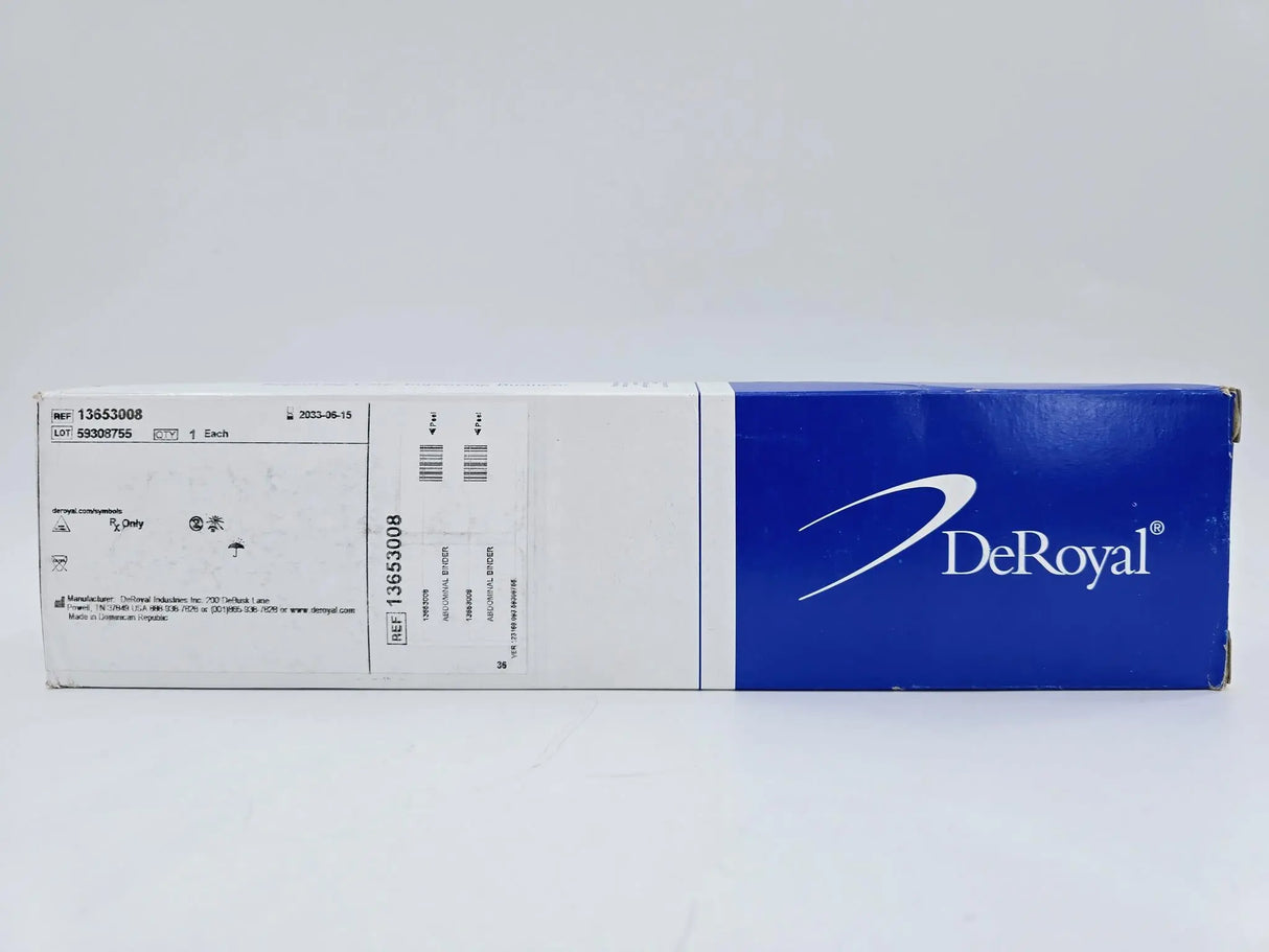 DeRoyal 13653008 Abdominal Binder 12" Large 63" - 74" DeRoyal