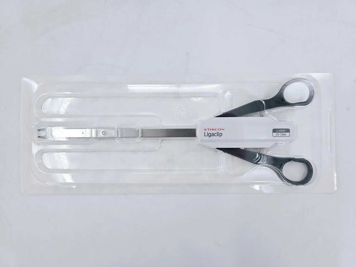 Ethicon MCL20 LIGACLIP MCA Multiple Clip Appliers 33.7cm 20 Large Titanium Clips 6/BX Ethicon