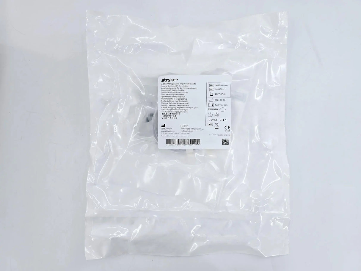 Stryker 5400-050-001 CORE Disposable Irrigation Cassette 10/CS Stryker