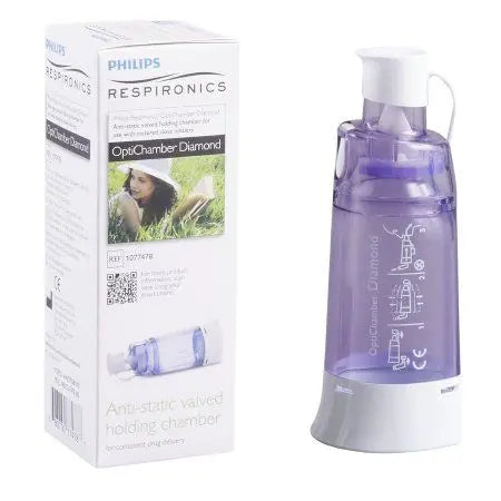 Philips 1077478 Respironics OptiChamber Diamond Anti-Static Valved Philips