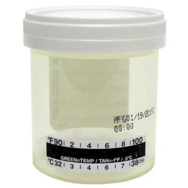 Clarity CLA-UCT Urine Specimen Cup, With Temp Strip 400/cs Clarity Diagnostics
