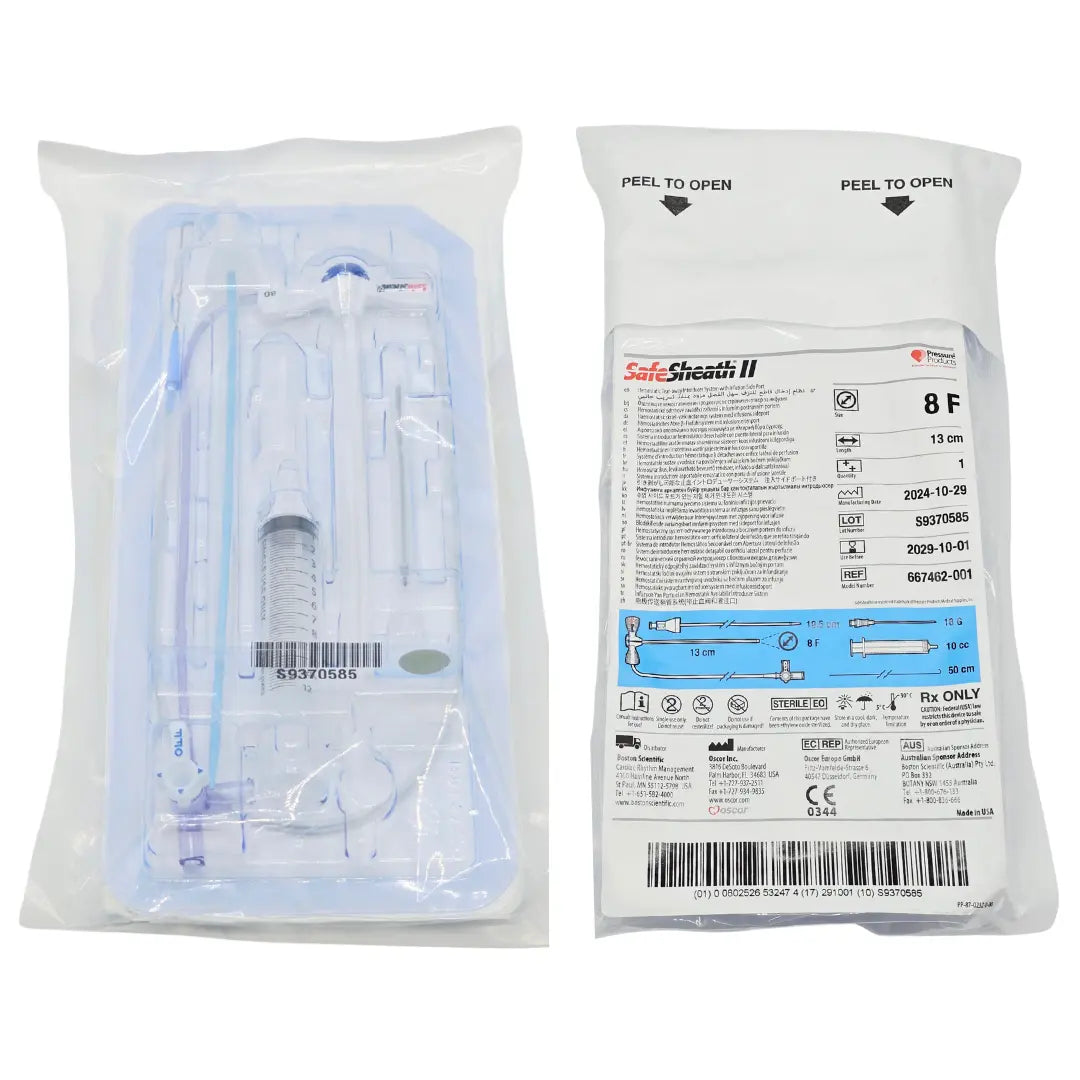 SafeSheath 667462-001 Hemostatic Tear-Away Introducer w/ Infusion Side Port EACH SafeSheath