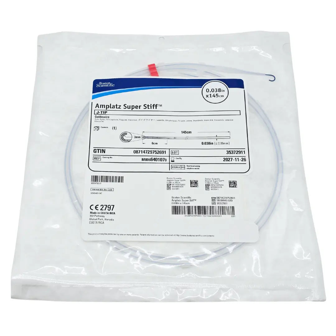Boston Scientific M0066401070 Amplatz Super Stiff J-Tip Guidewire EACH Boston Scientific