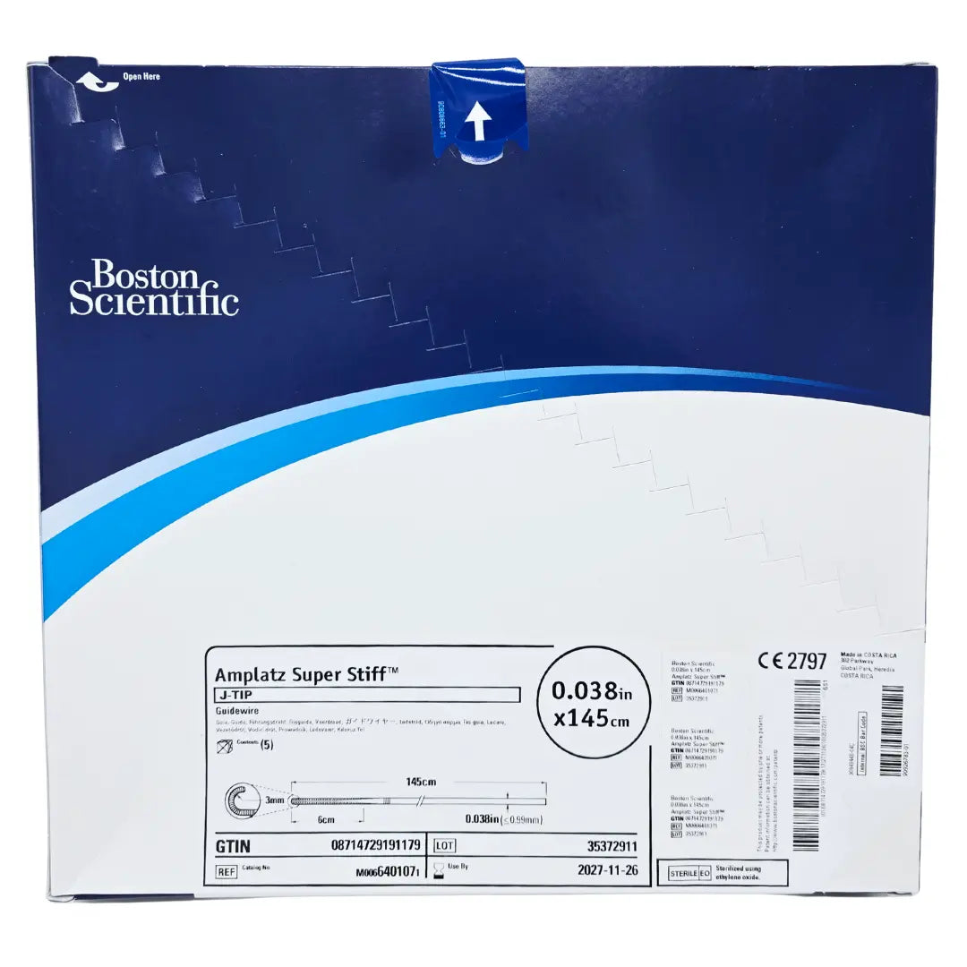 Boston Scientific M0066401071 Amplatz Super Stiff J-Tip Guidewire Boston Scientific