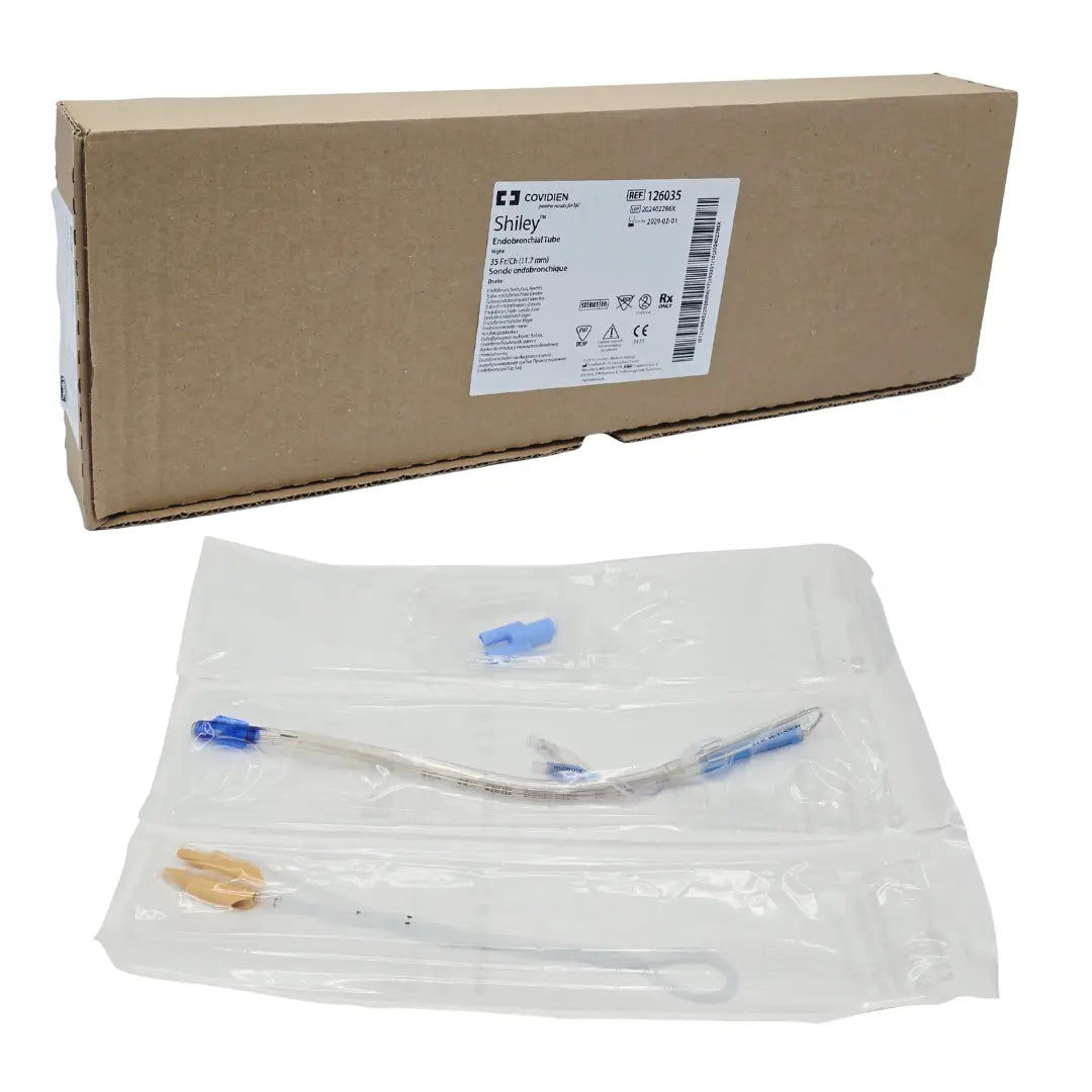 Covidien 126035 Right Endobronchial Tube Kit 35 Fr w/ Suction Cath & Accessories Covidien