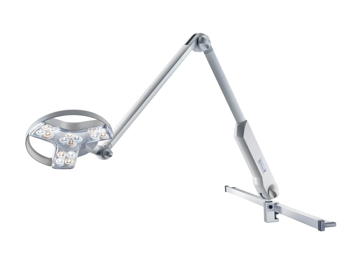 Waldmann VISIANO 20 LED Exam Light 20-2 P TX, Double Arm - Rail Mount Waldmann Lighting