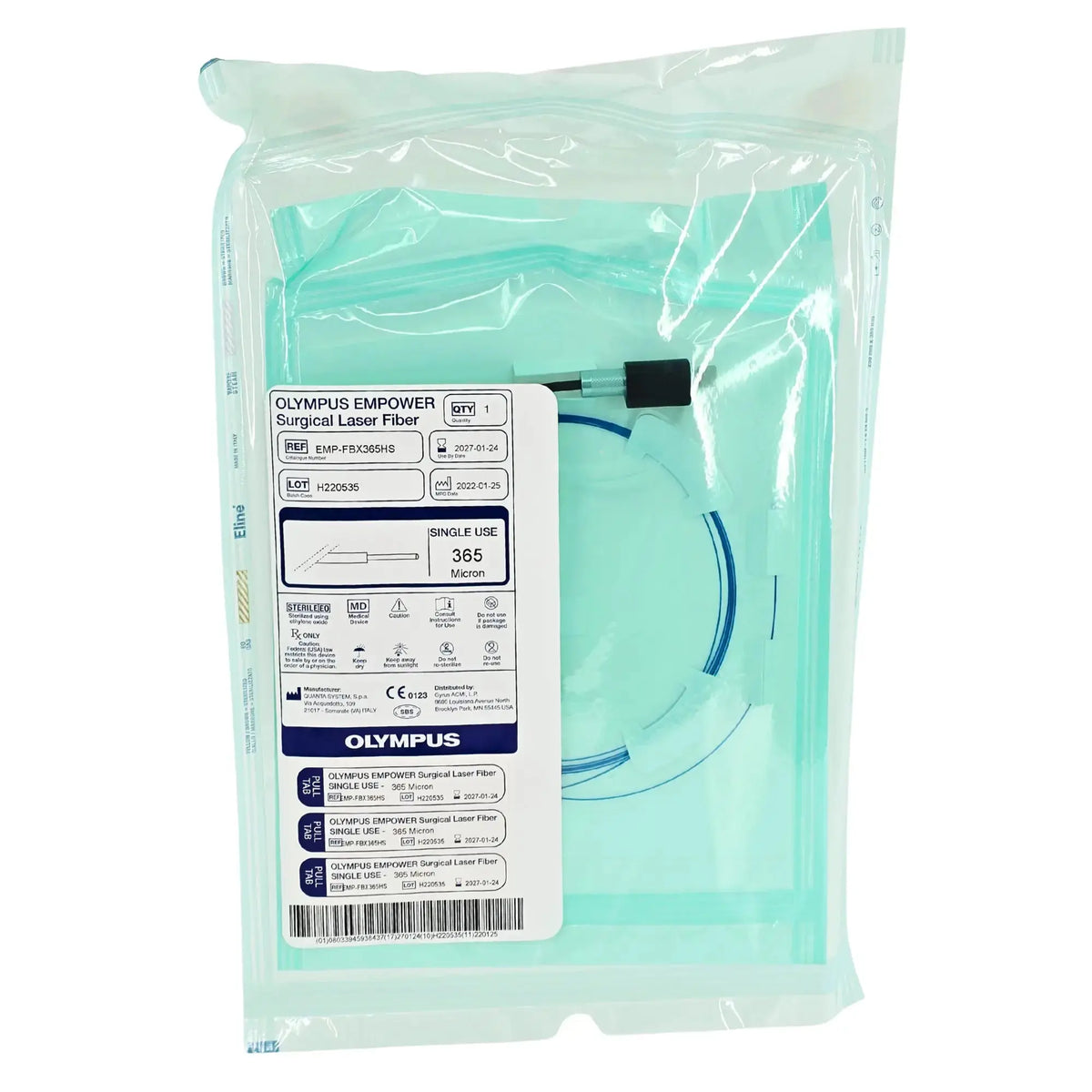 Olympus EMP-FBX365HS Empower Surgical Laser Fiber - 365 Micron, Single-Use (5 Box) OEM – New Olympus
