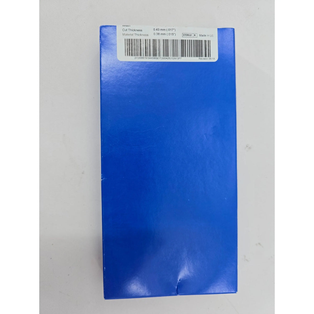 Brasseler KM3-111 Small Bone Blade Oscillating & Sagittal 25mm x 9mm x 0.38mm BX/5 Brasseler