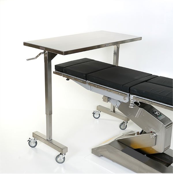 Midcentral Medical MCM-530/531/532/533/535 Height Adjustable SS Instrument Table Midcentral Medical