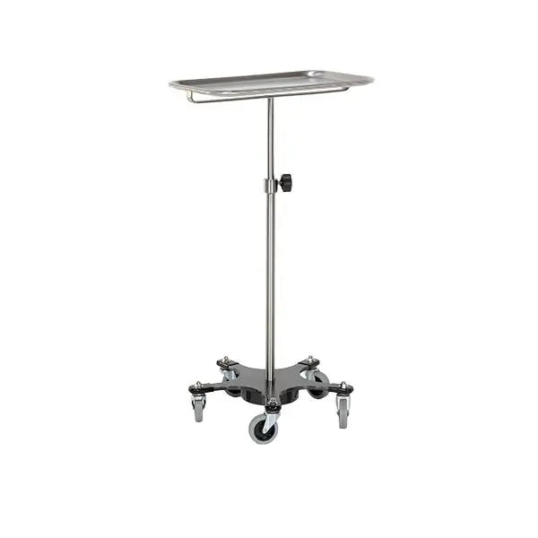 Midcentral Medical MCM-710/711 SS Mayo Stand on Space Saving Base Midcentral Medical