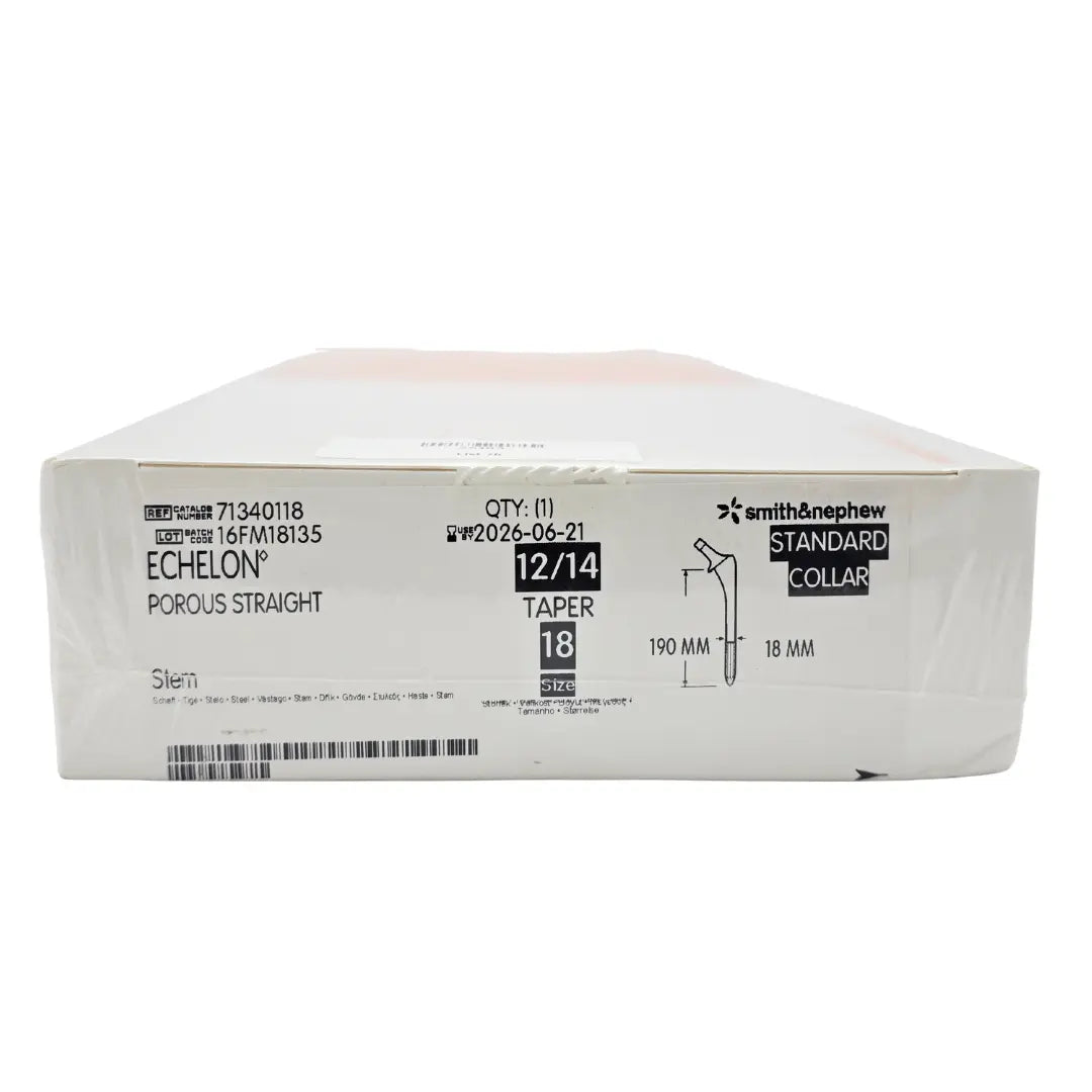 Smith & Nephew 71340118 Echelon 190mm Porous Femoral Component Size 18 Smith & Nephew, Inc.