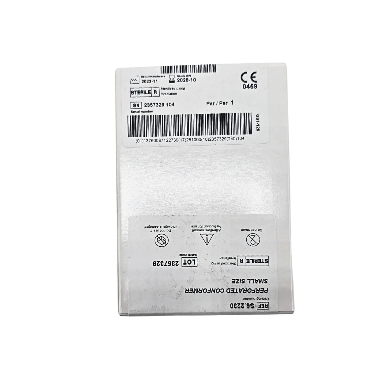 FCI S6.2230 Rigid Perforated Conformer - Small 20mm - Sterile FCI