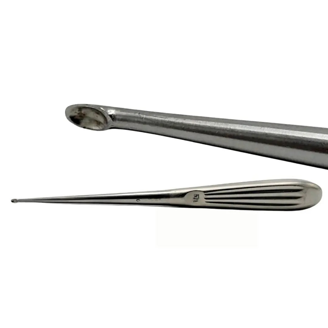 Aesculap MD484 Bruns Bone Curette, Straight, 8" Aesculap