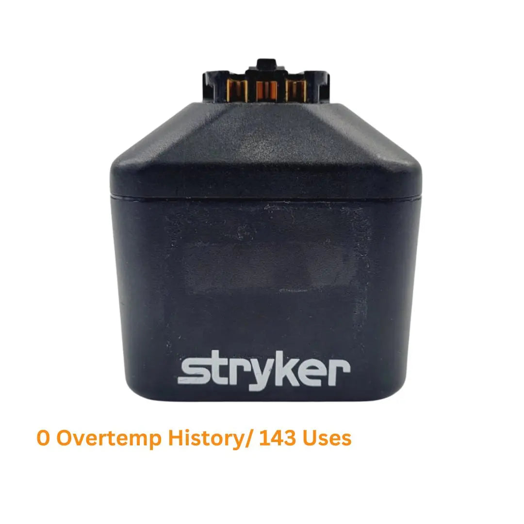 Stryker 7215-000-000 SmartLife Large Battery Pack 0 Over Temp History / 143 Uses Stryker