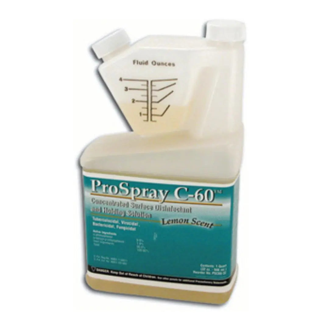 CERTOL PSC60/32 PROSPRAY C-60 Concentrated Surface Disinfectant/ Cleaner, Meter Dose Bottle, 32 oz, Makes 8 Gallons, 12btl/cs MicroCare