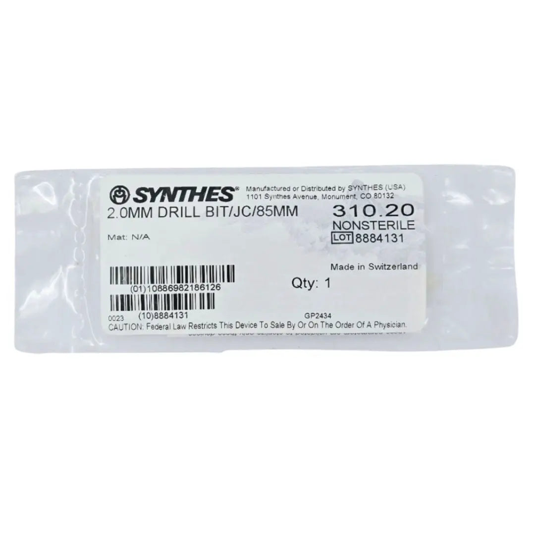 Synthes 310.20 2.0mm Drill Bit/JC/85mm Synthes