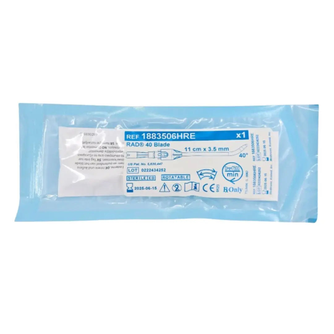 Medtronic 1883506HRE 3.5mm RAD 40 Rotatable Curved Sinus Blade 11cm Medtronic Xomed