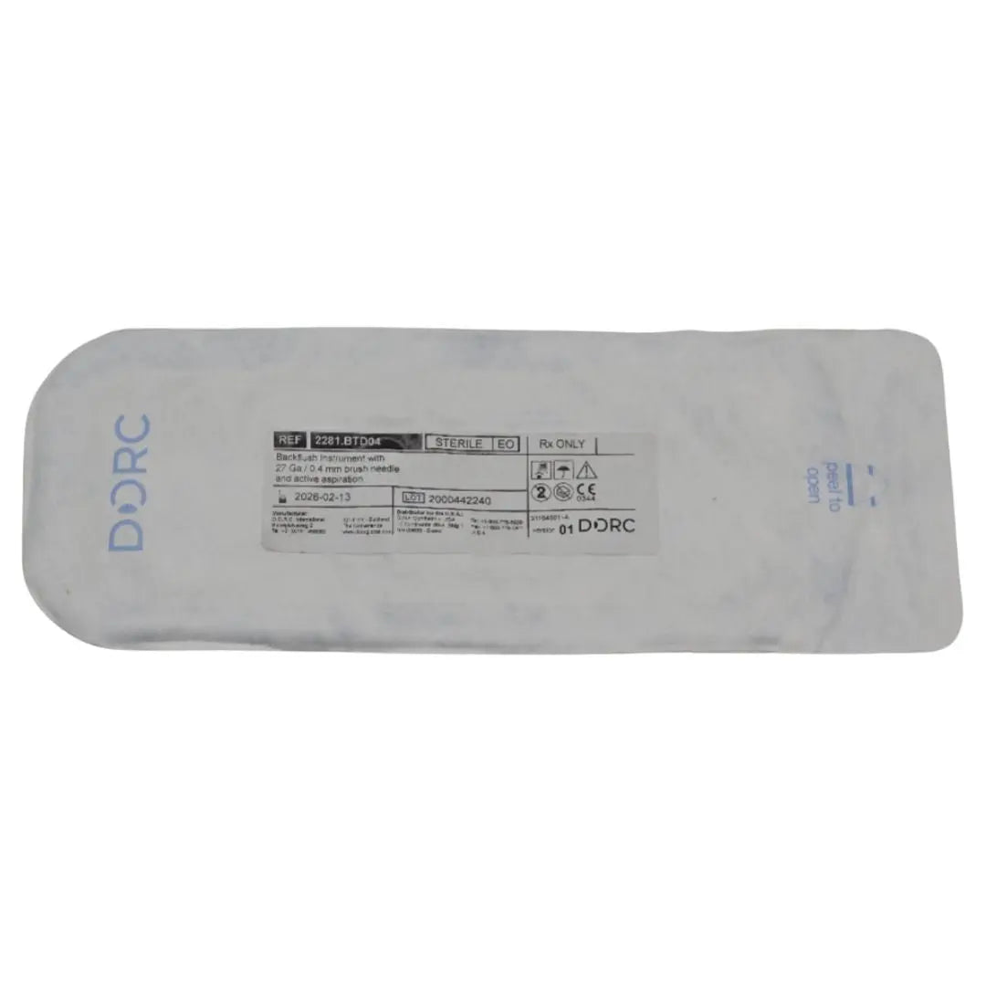 D.O.R.C 2281.BTD04 Backflush Instrument with 27 Ga / 0.4mm brush needle and active aspiration DORC