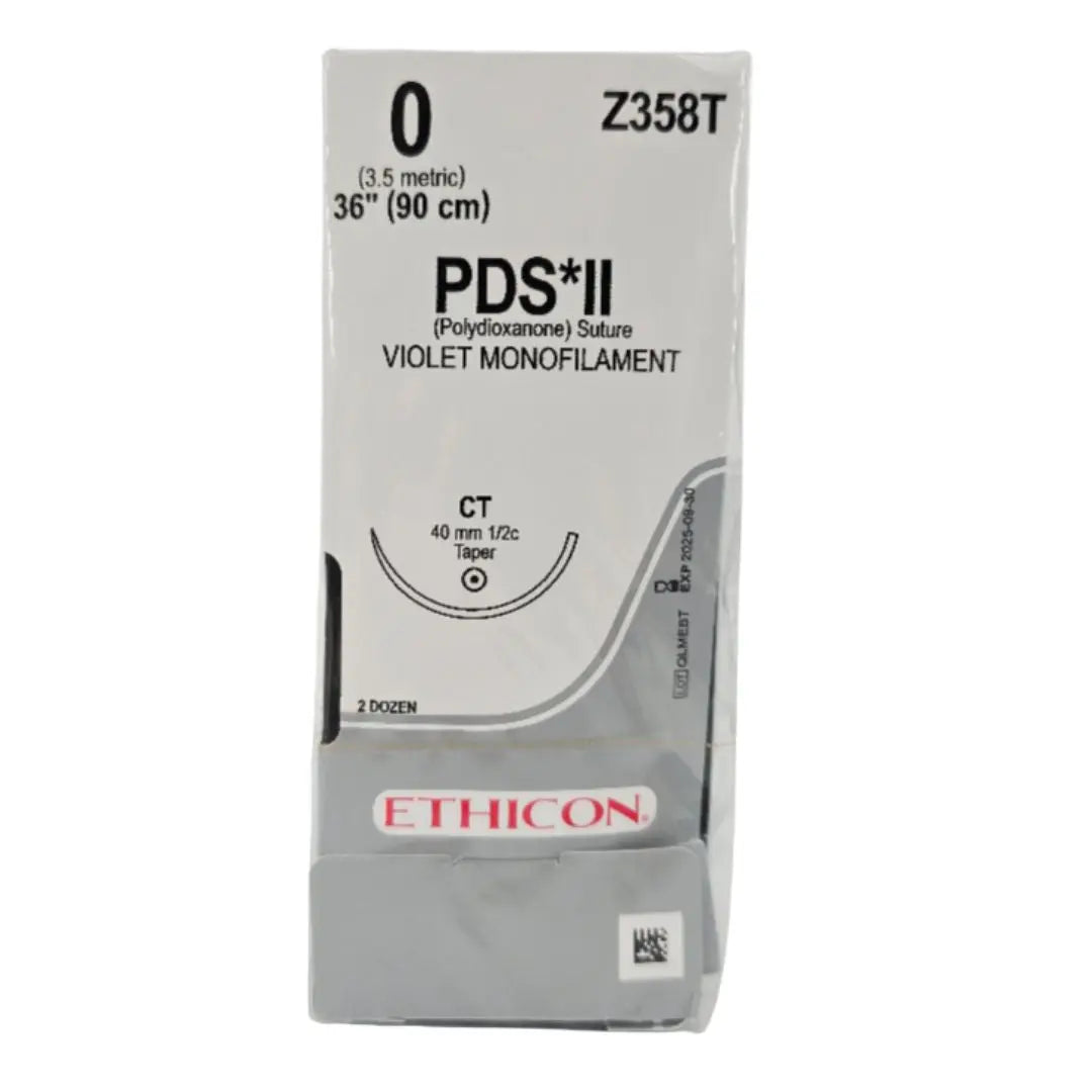 Ethicon Z358T PDS II 0 1X36" Violet CT 40mm BX/24 Ethicon