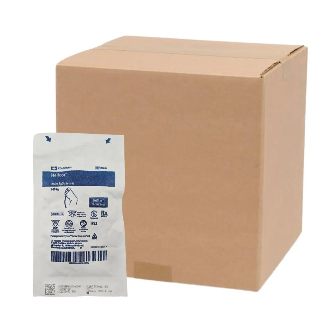 Covidien MAXI Nellcor Infant Sp02 Sensor 3-20kg CS/24 Covidien