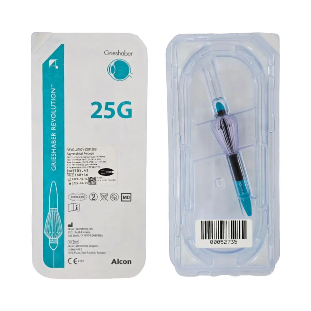Alcon 705.45 Grieshaber Revolution DSP 25G Asymmetrical Forceps Alcon