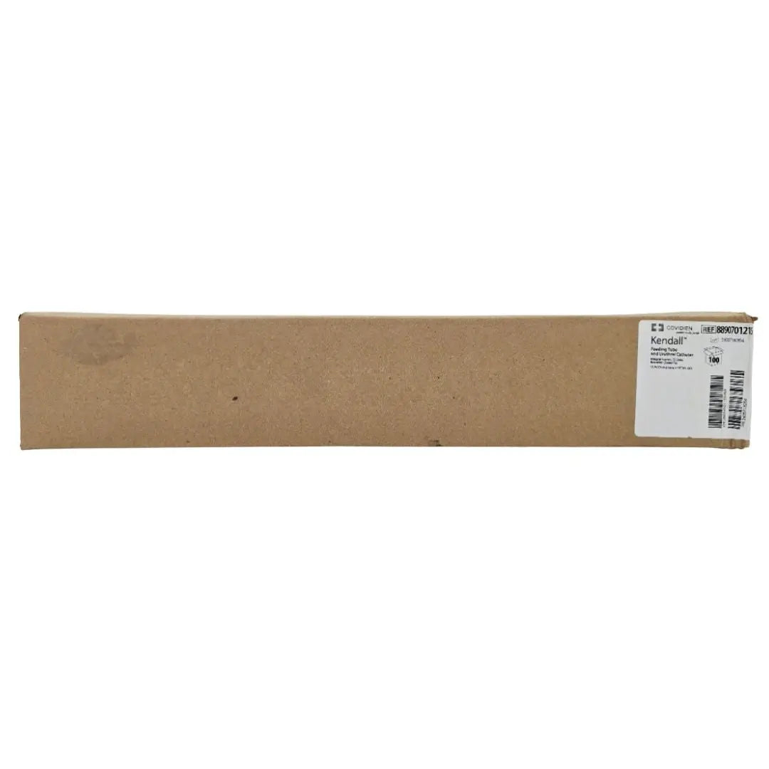 Covidien 8890701215 Kendall Feeding Tube and Urethral Catheter Integral Funnel, (2) Eyes, Rounded Closed Tip 12Fr/Ch x 16" BX/100 Covidien