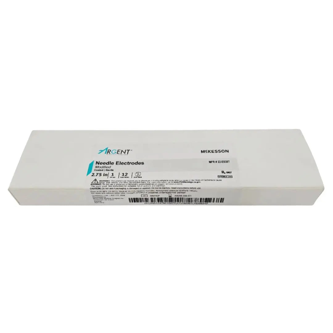 McKesson 22-ES38T Argent Needle Electrodes Modified coated Sterile 2.75in BX/12 McKesson