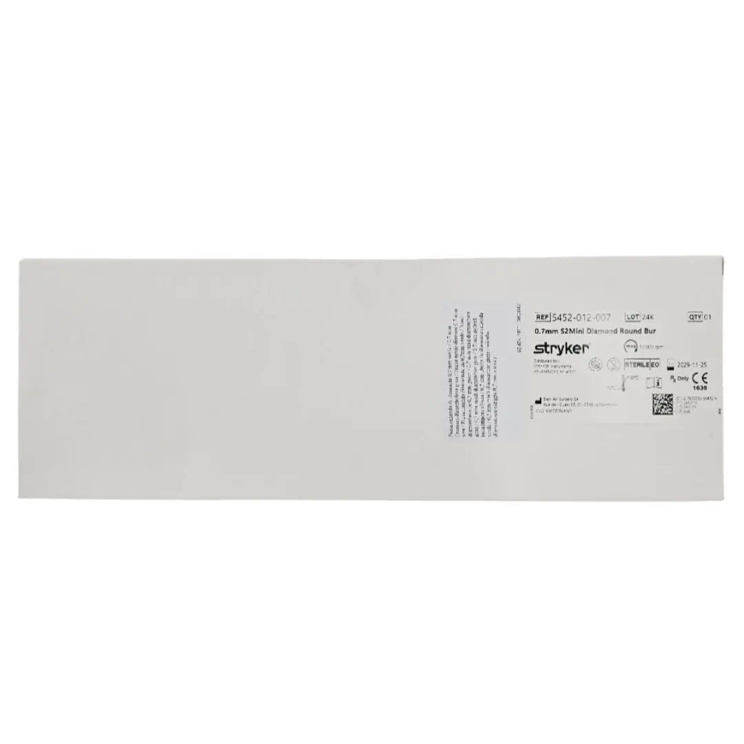 Stryker 5452-012-007 0.7mm S2Mini Diamond Round Bur Stryker