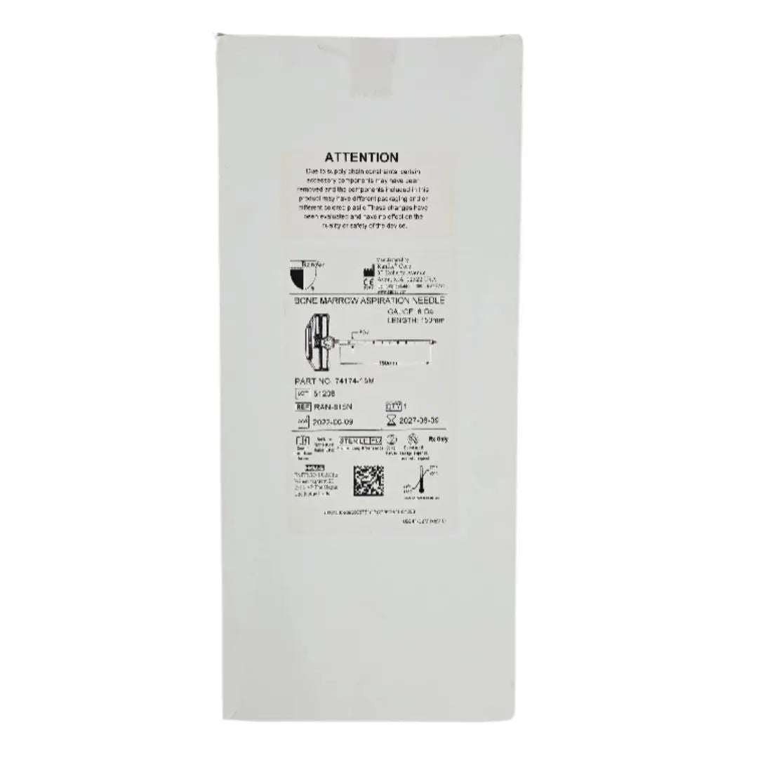 Ranfac RAN815NRTBEV Bone Marrow Aspiration Needle 8 Ga. x 150mm