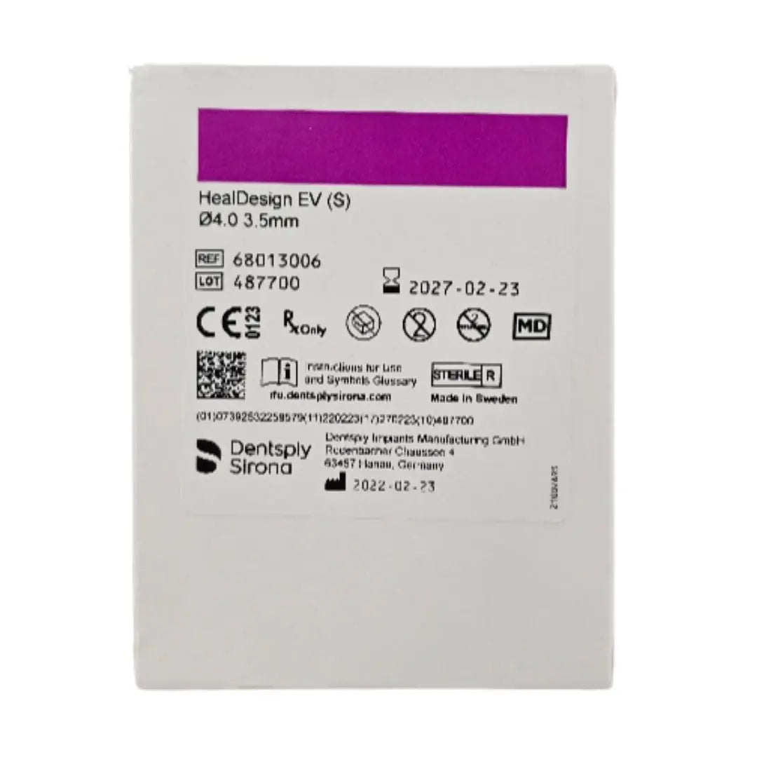 Dentsply Implants Manufacturing 68013006 HealDesign EV (S) Ø4.0 3.5mm DS Implants