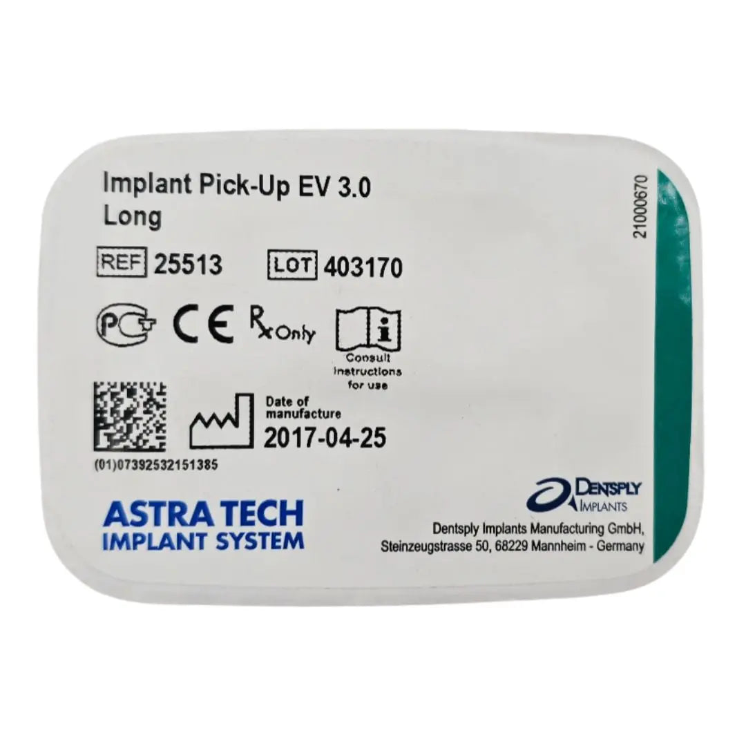 Dentsply Implants Manufacturing 25513 Implant Pick-Up EV 3.0 Long Astra Tech Implant System Dentsply Implants Manufacturing