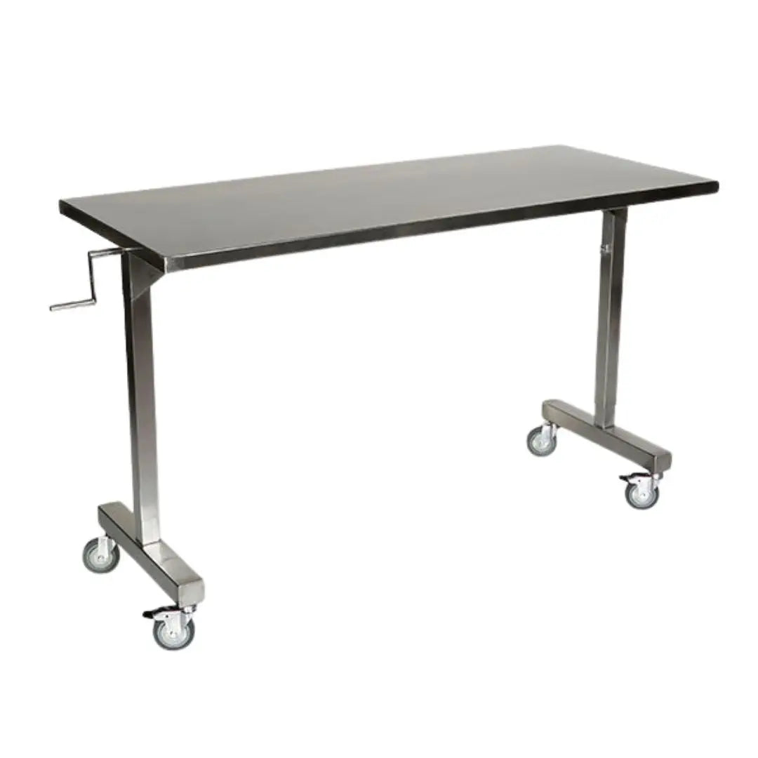 Midcentral Medical MCM-530/531/532/533/535 Height Adjustable SS Instrument Table Midcentral Medical