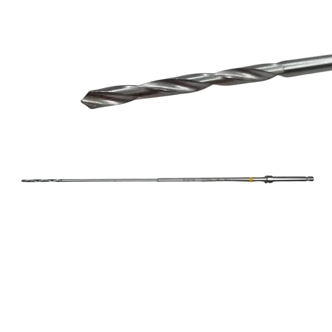 Synthes 388.394 Orthopedic 2.4mm Quick-Connect 2-Flute Drill Bit with Stop 8" Synthes