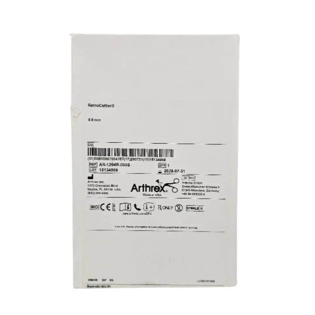 Arthrex AR-1204R-095S RetroCutter Reamer 9.5mm 1/EA Arthrex