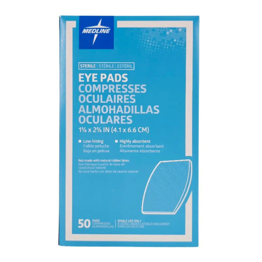 Medline NON21600 Eye Pads Sterile 1-5/8" x 2-5/8" BX/50 Medline