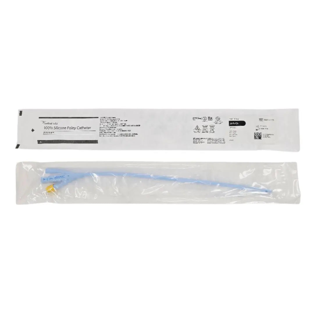 Cardinal Health 8887664203 DOVER 100% Silicone Foley Catheter 5 mL 3-Way 20Fr/Ch 1/EA Cardinal Health