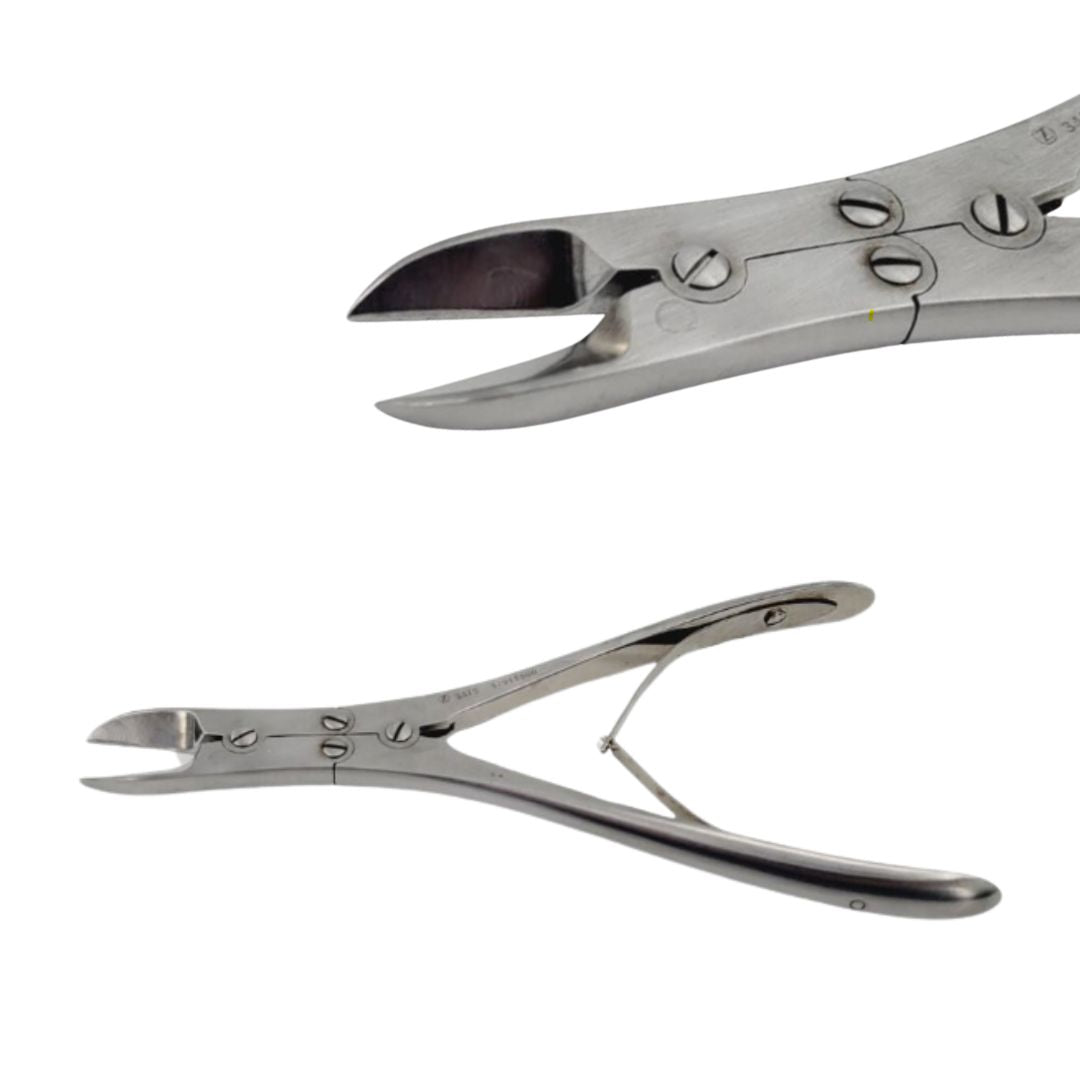 Zimmer 3415 Ruskin-Liston Bone Cutting Forceps Straight Orthopedic 7-1/2"