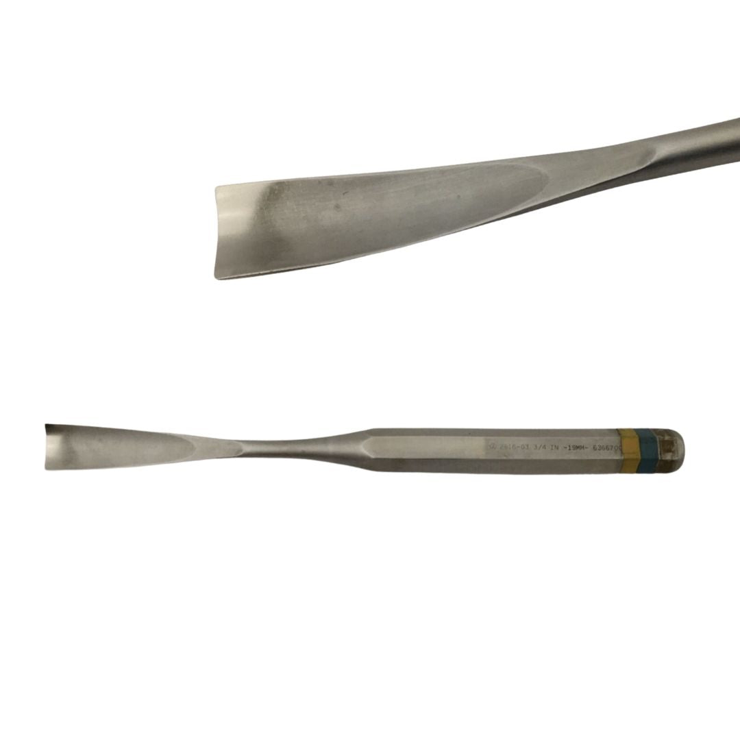 Zimmer 2816-03 19mm Curved Gouge Orthopedic 9-1/4"