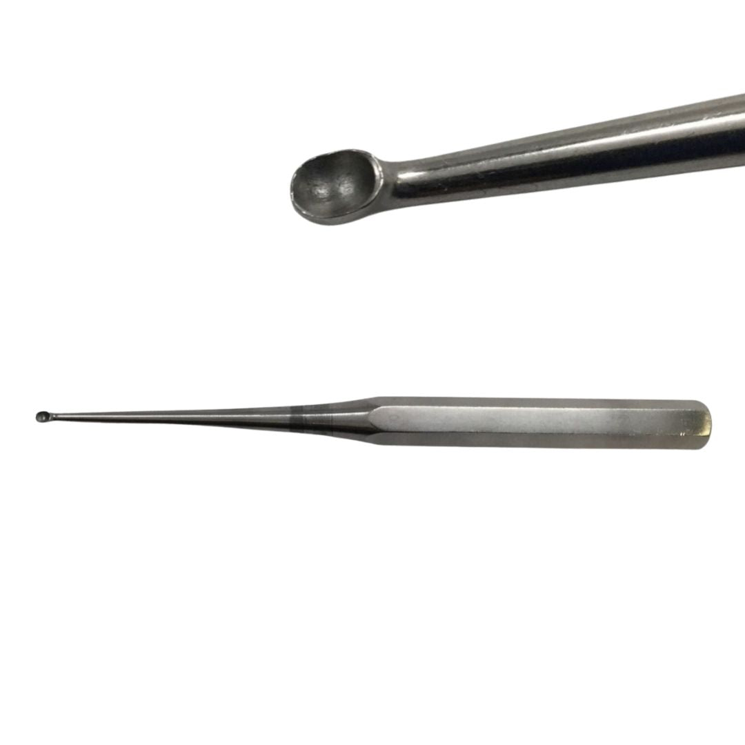 Zimmer Size 0 Bone Curette Round Cup Orthopedic 9"