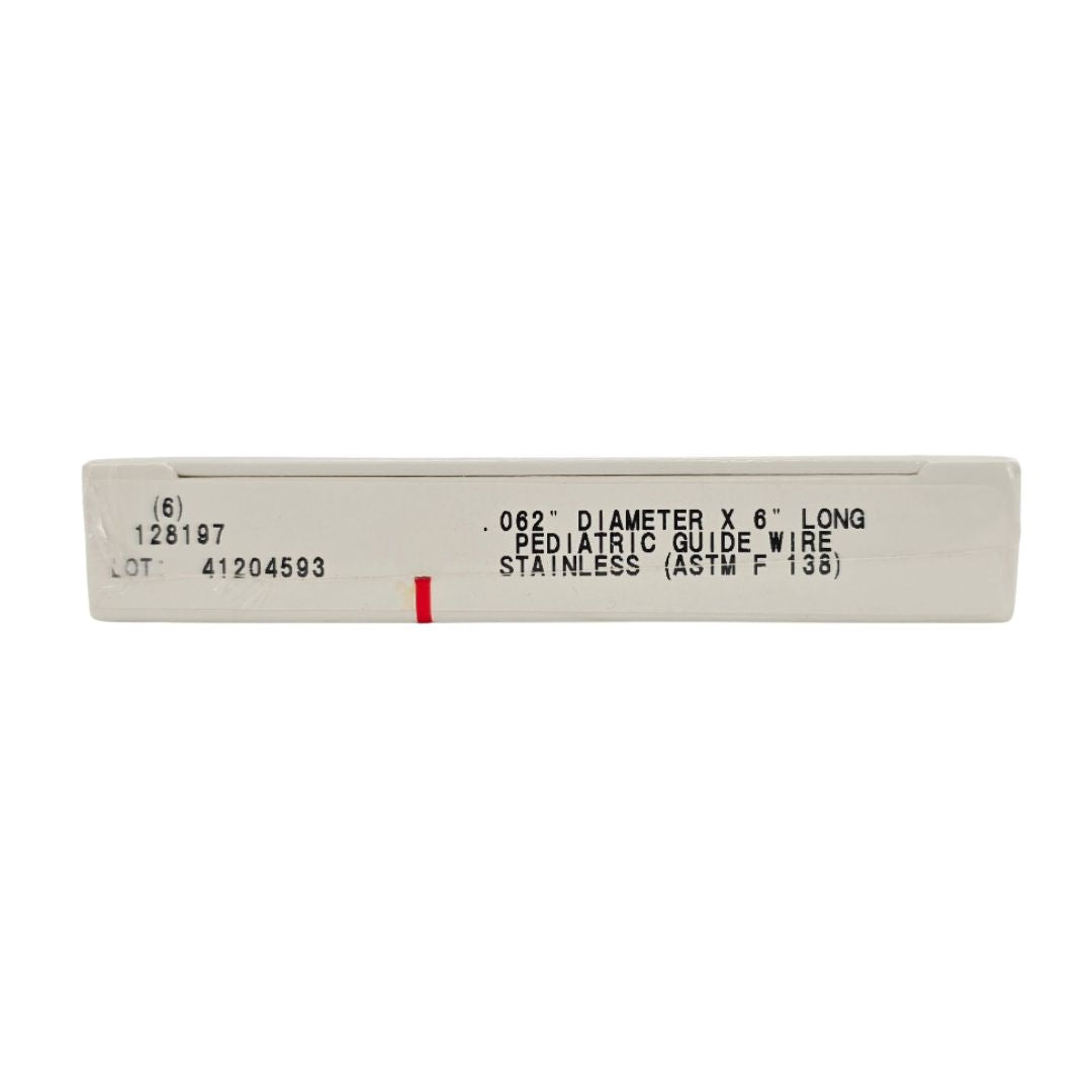 Smith & Nephew Richards 128197 Pediatric Guide Wire .062" x 6" BX/6